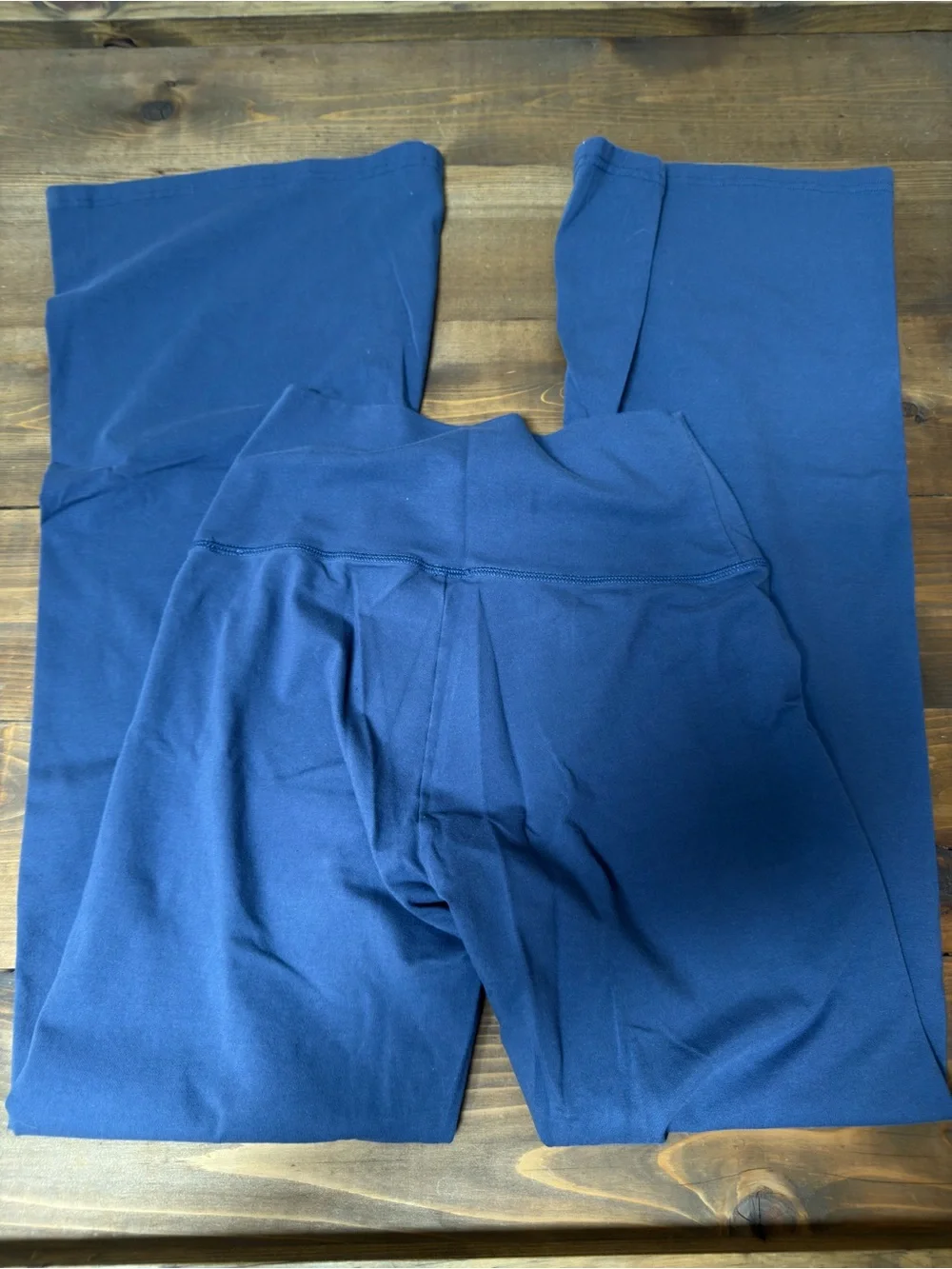 aerie Offline High-Rise Navy Blue Flare Leggings